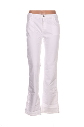 lacoste jeans femme de couleur blanc