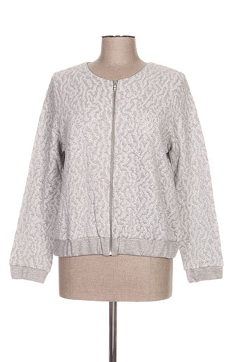blanc boheme vestes femme de couleur gris