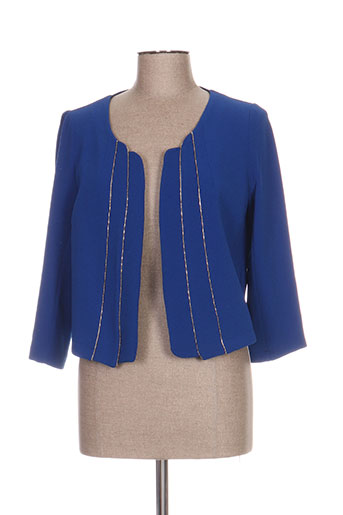 femmes je vous aime vestes femme de couleur bleu