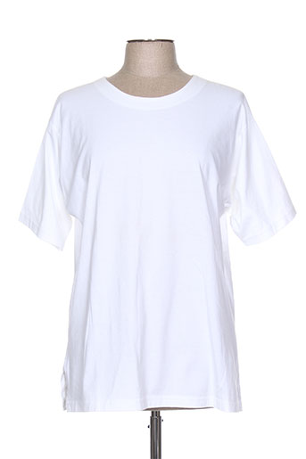 jean gabriel t-shirts femme de couleur blanc