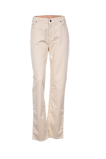 jean gabriel pantalons femme de couleur beige