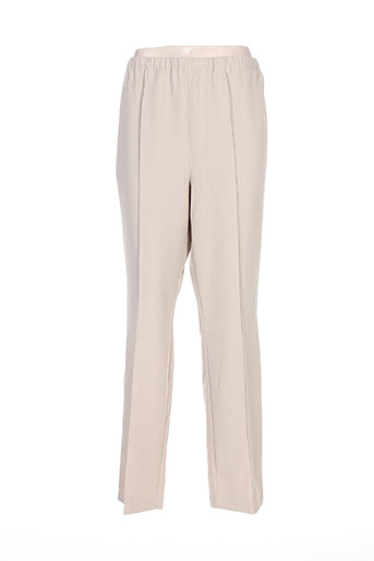 jean gabriel pantalons femme de couleur beige
