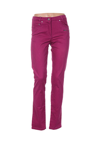 thalassa pantalons femme de couleur violet
