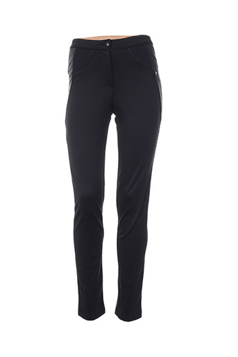 thalassa pantalons femme de couleur noir