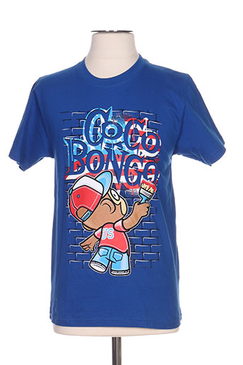 coco bongo t-shirts homme de couleur bleu