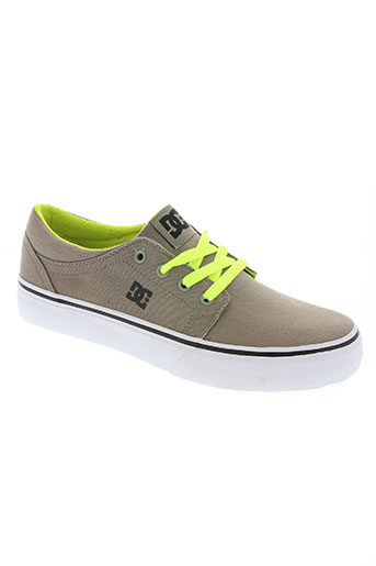 dc chaussures homme de couleur gris
