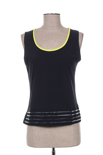 bleu blanc rouge t-shirts femme de couleur noir