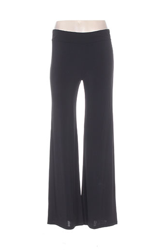 b.yu pantalons femme de couleur noir