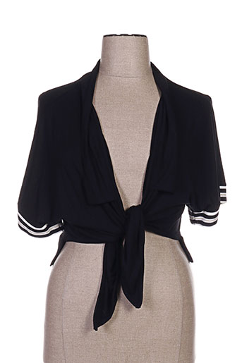 mat. gilets femme de couleur noir