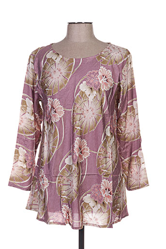 masai chemises femme de couleur violet