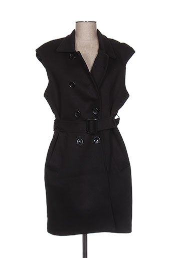 lumina manteaux femme de couleur noir
