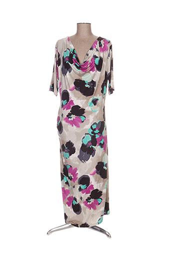 henejolie robes femme de couleur beige