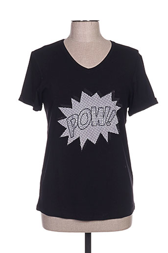 kjbrand t-shirts femme de couleur noir