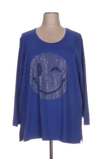 kjbrand t-shirts femme de couleur bleu