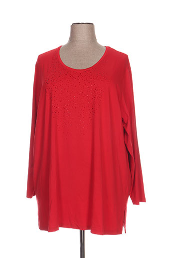 kjbrand tuniques femme de couleur rouge
