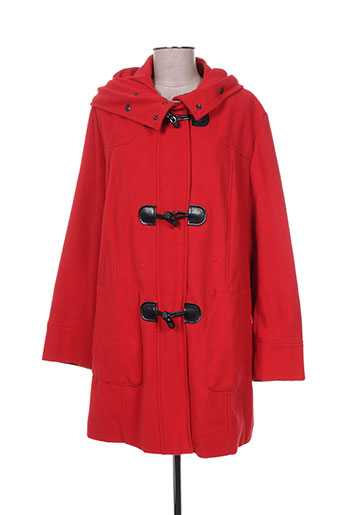 kjbrand manteaux femme de couleur rouge