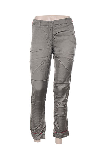 bellerose pantalons femme de couleur vert