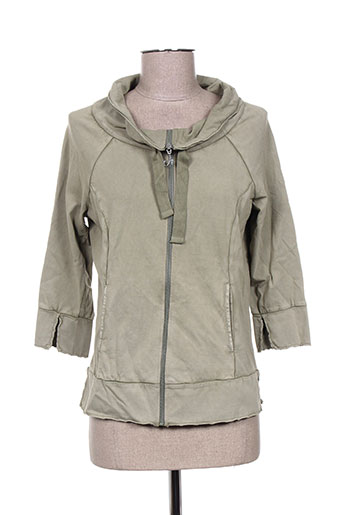 deha gilets femme de couleur vert