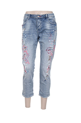 fracomina jeans femme de couleur bleu