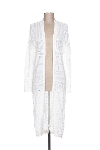 fracomina gilets femme de couleur blanc