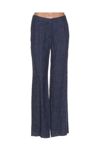 gerard darel pantalons femme de couleur bleu