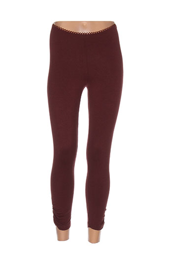 cnb pantalons femme de couleur rouge