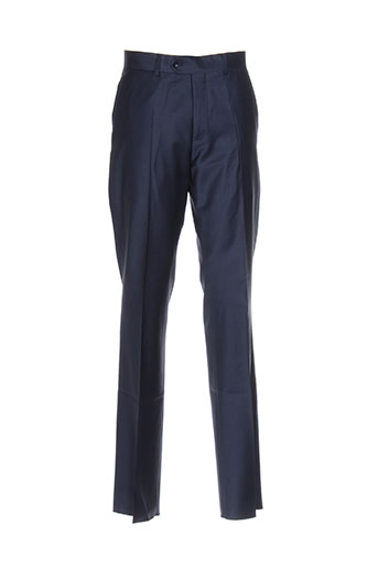 emmanuelle khanh pantalons homme de couleur bleu
