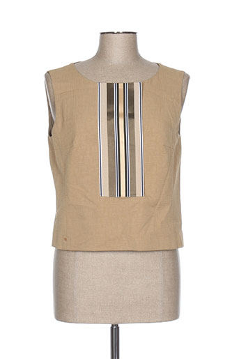 sportmax chemises femme de couleur beige