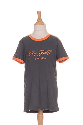 relay jeans t-shirts garçon de couleur orange