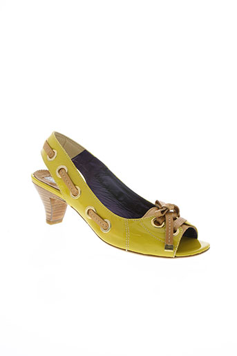 vic matie chaussures femme de couleur vert