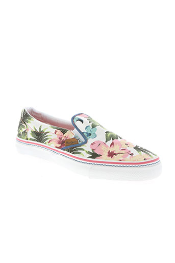pepe jeans chaussures femme de couleur blanc