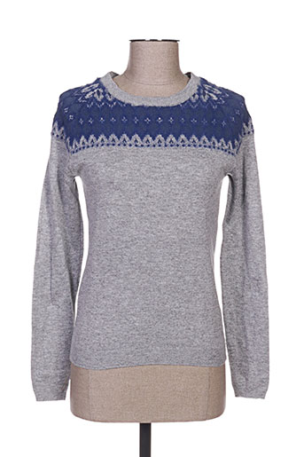 et compagnie pulls femme de couleur gris