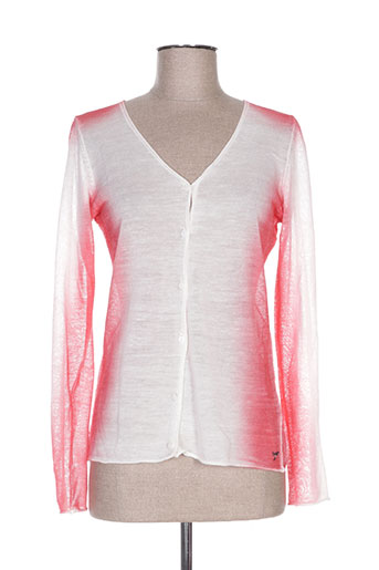 so soon gilets femme de couleur rouge