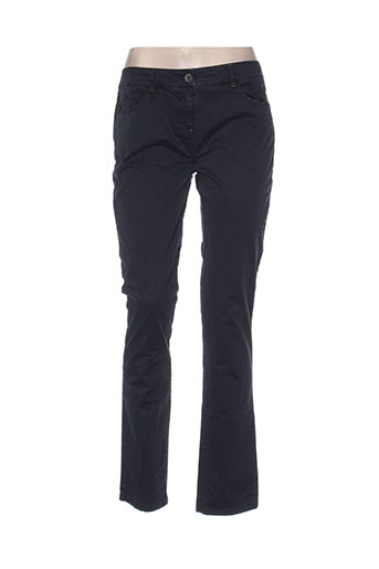 so soon pantalons femme de couleur bleu