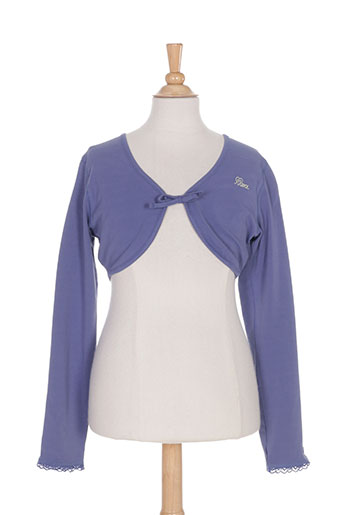 mexx gilets fille de couleur bleu