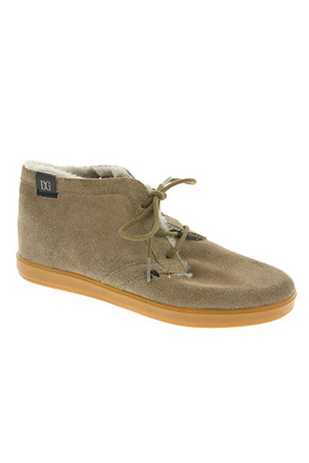 dc chaussures femme de couleur beige
