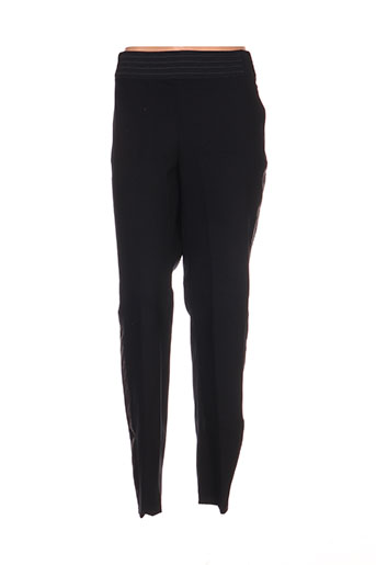 zeli pantalons femme de couleur noir