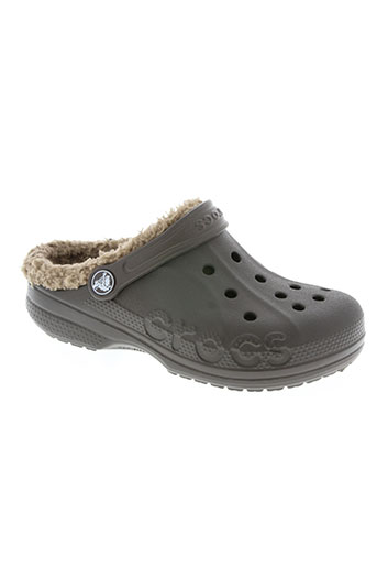crocs chaussures garçon de couleur marron
