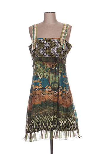 les fees du vent robes femme de couleur vert