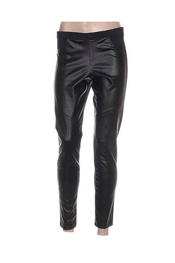 rivieres de lune pantalons femme de couleur noir