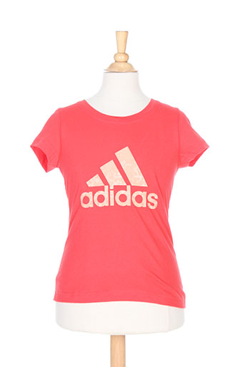 adidas t-shirts fille de couleur rouge