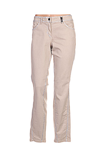 sportalm pantalons femme de couleur beige