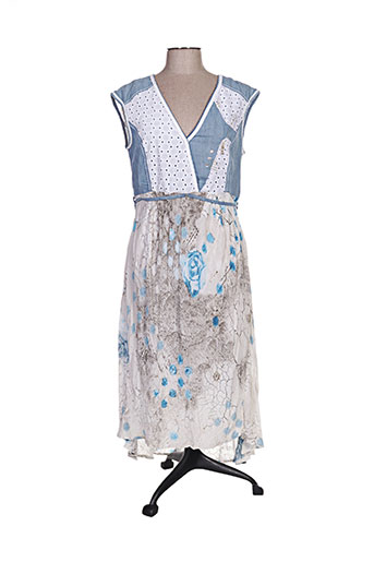 elisa cavaletti robes femme de couleur bleu