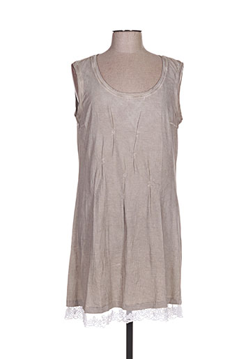 elisa cavaletti robes femme de couleur beige