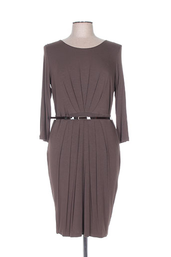 maxmara robes femme de couleur marron