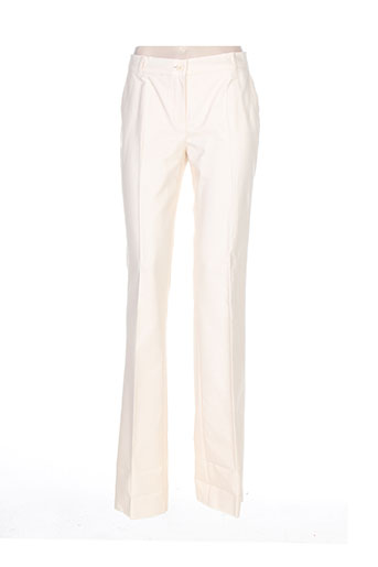 maxmara pantalons femme de couleur beige