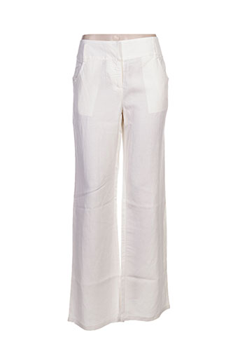 my collection pantalons femme de couleur blanc