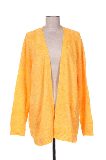 vila gilets femme de couleur orange