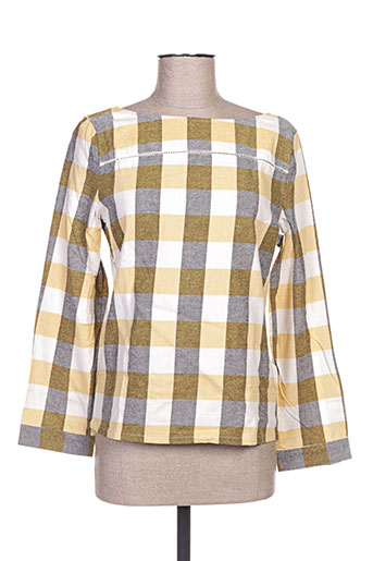 a.p.c. t-shirts femme de couleur jaune