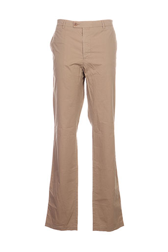 hartford pantalons homme de couleur beige